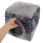 collapsible cat cave bed 2