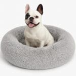 donut calming dog bed
