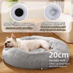 donut calming dog bed 2