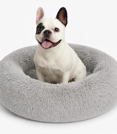 donut calming dog bed