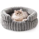 donut cat bed