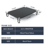 elevated cooling dog bed 1