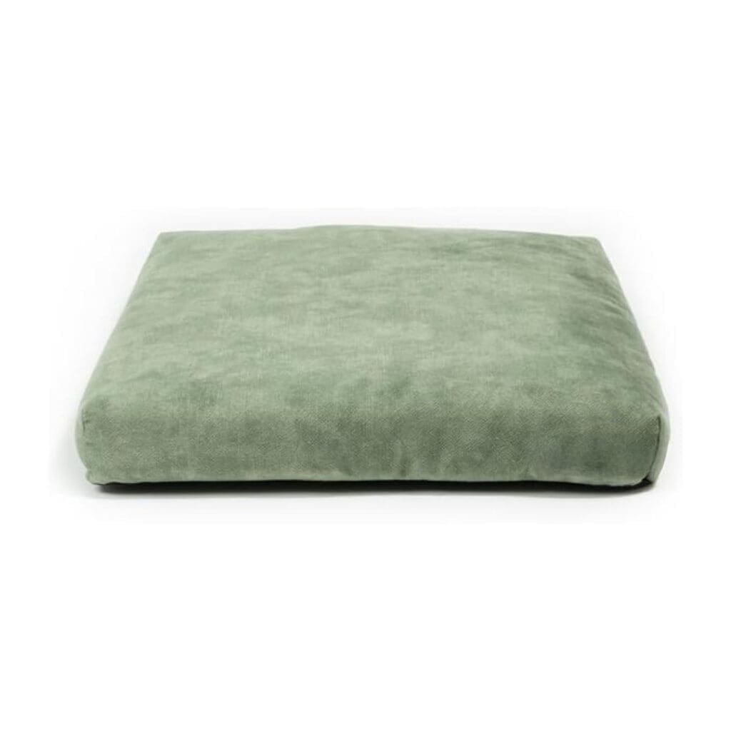 green dog bed 2