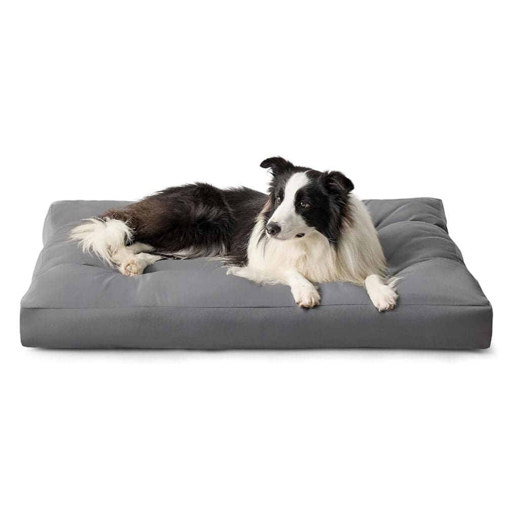 hemp dog bed grey