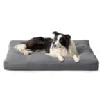 hemp dog bed grey