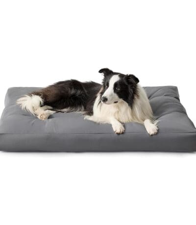 hemp dog bed grey