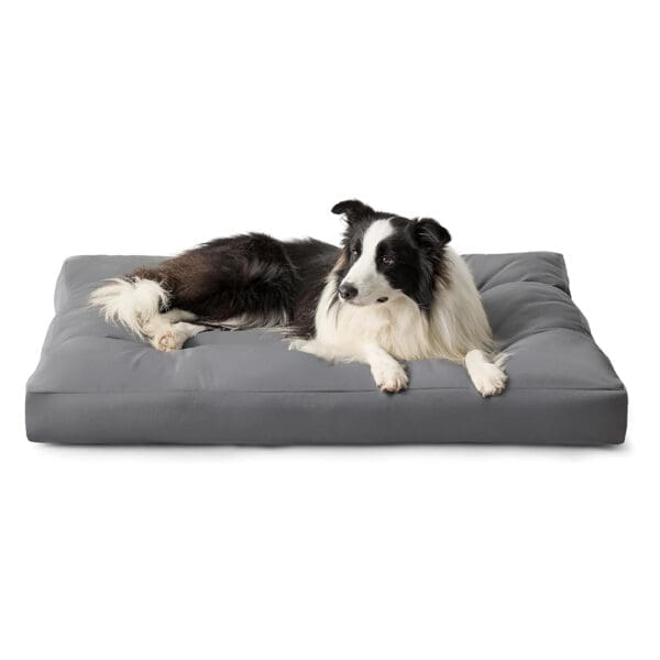 hemp dog bed grey