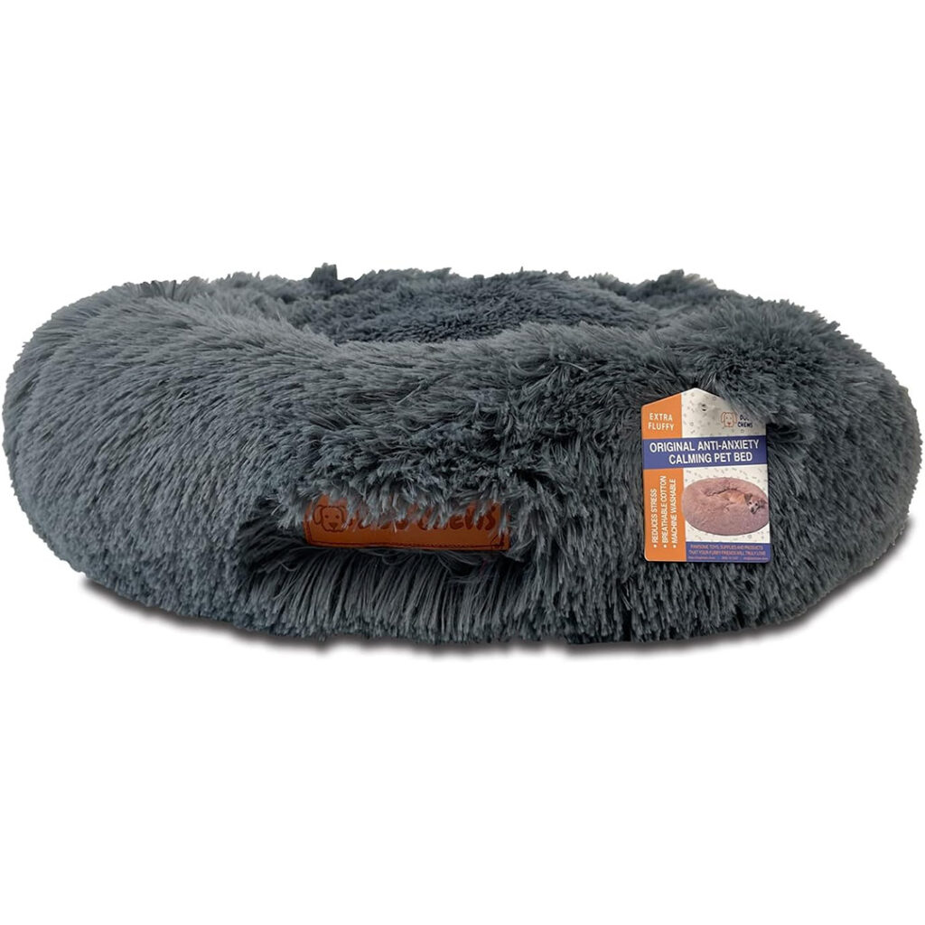 luxury calming dog bed