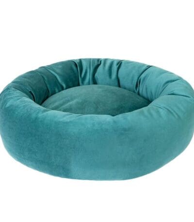 luxury velvet dog bed