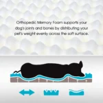 memory foam dog bed 3