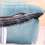 orthopedic dog bed with bolster 4