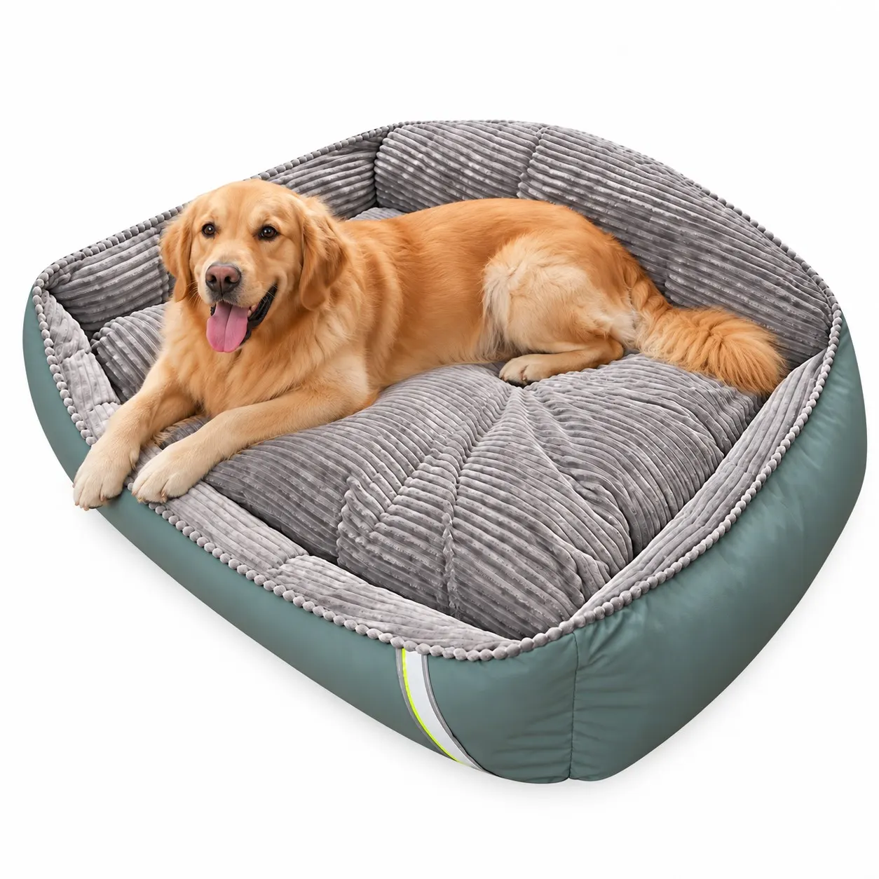 orthopedic dog bed with bolster