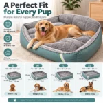 premium orthopedic bolster dog bed