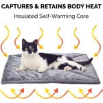 reflective heat cat bed 1