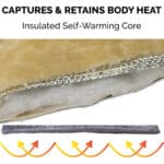 reflective heat cat bed