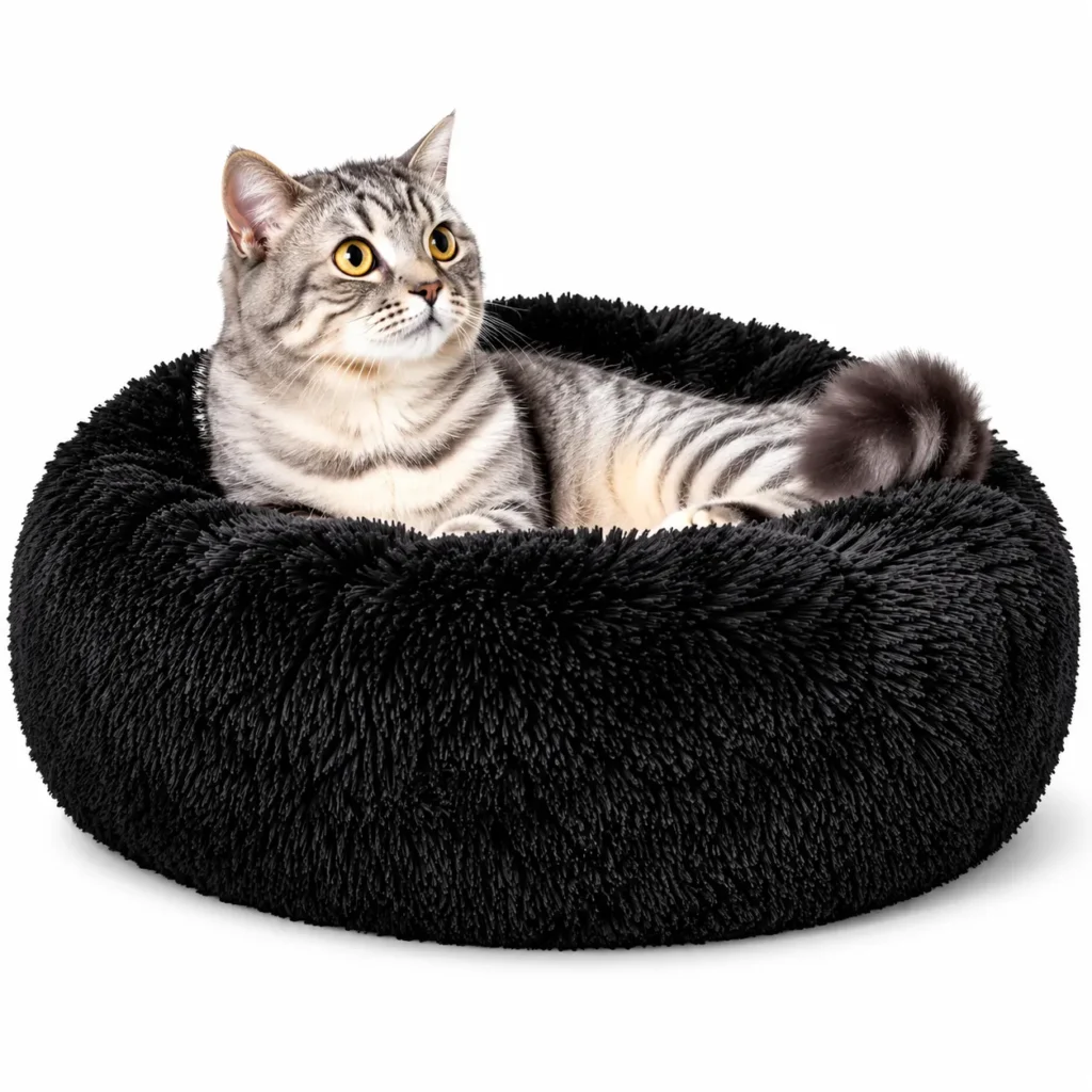 round cat bed