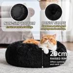 round cat bed 2