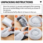 round cat bed 4