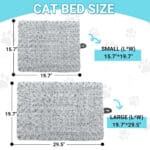 warming cat bed for indoor cats 1