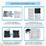 washable calming dog bed 4