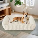 washable calming dog bed