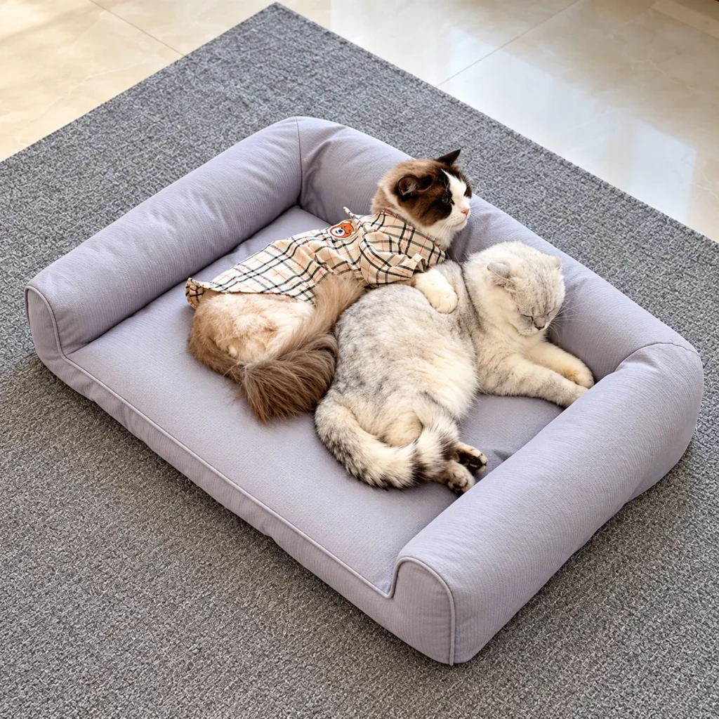 waterproof orthopedic cat bed 2