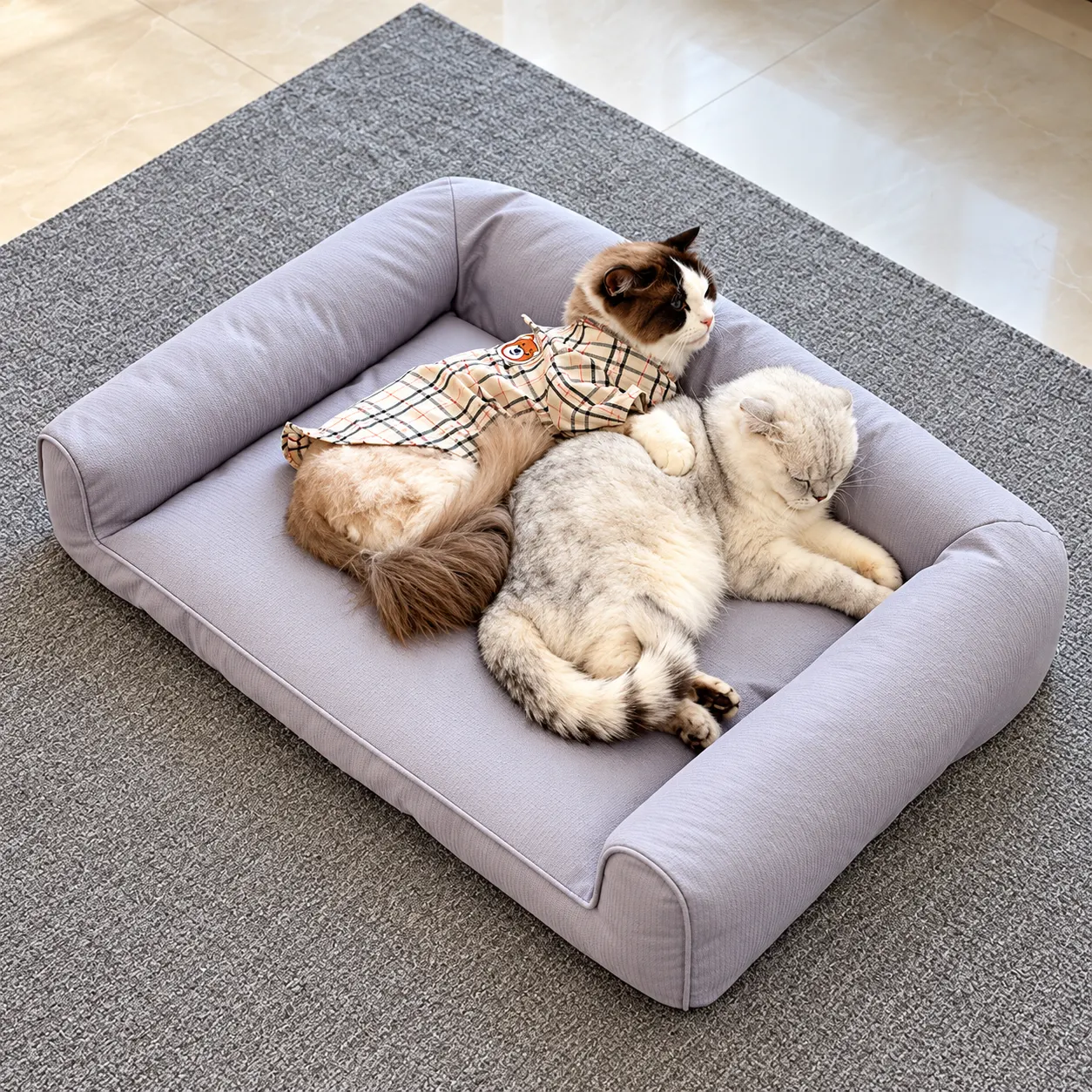 waterproof orthopedic cat bed 2