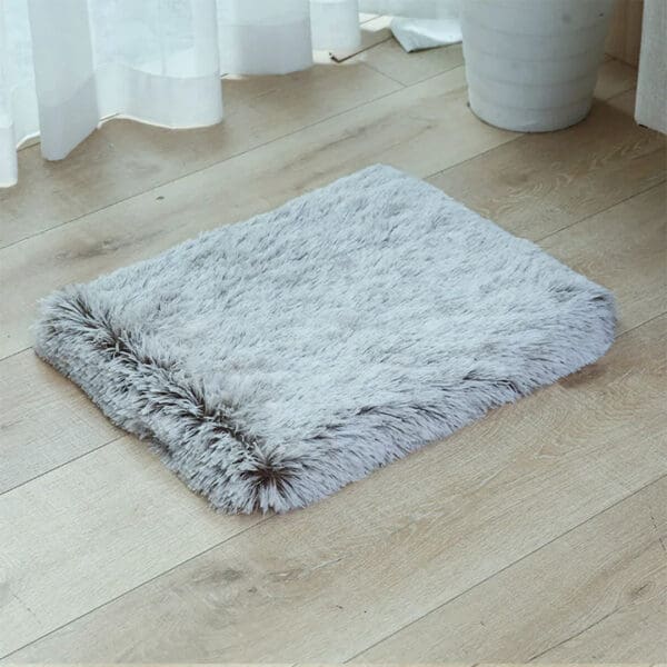 luxury memory foam dog bed snowy coffee