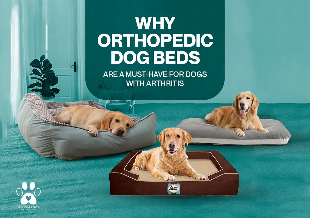 orthopedic dog beds for arthritis snuggle paws
