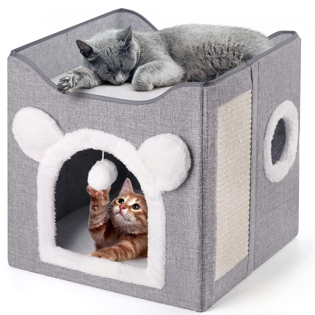 designer cat cave bed