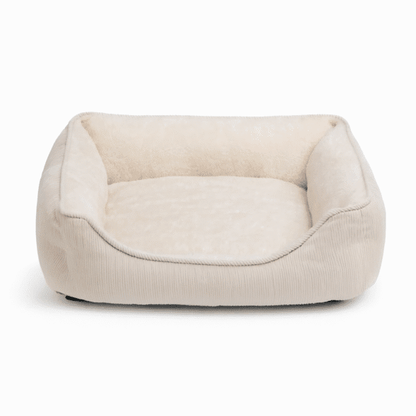 eco friendly dog bed beige