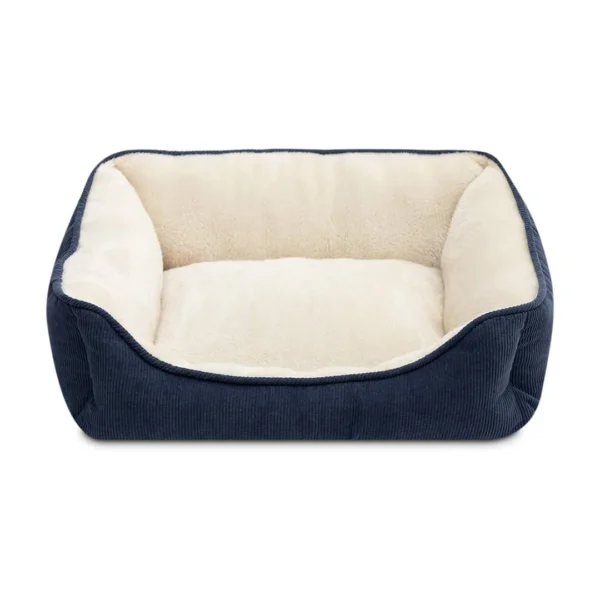 eco friendly dog bed blue