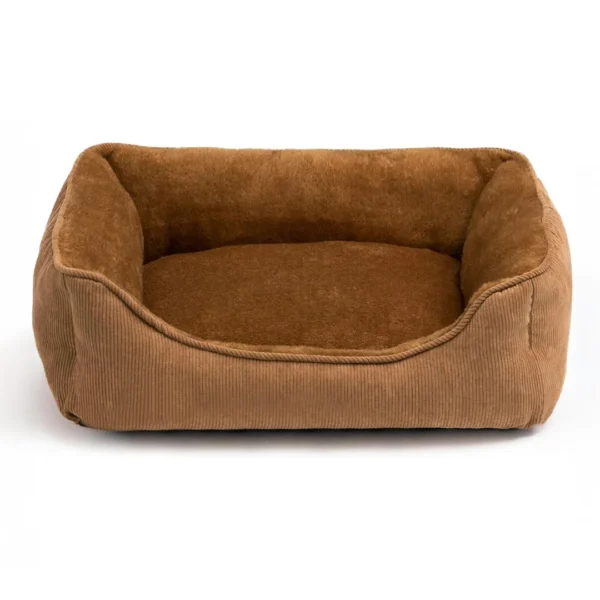eco friendly dog bed brown