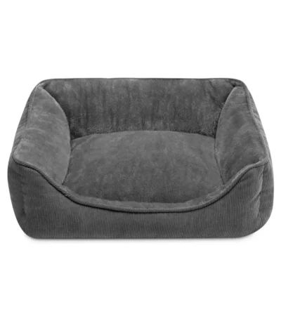 eco friendly dog bed dark grey