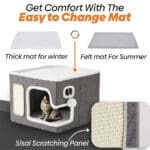 modern cat cave bed 5