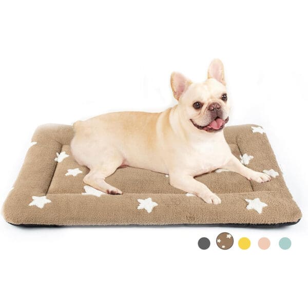 recycled material dog bed brown