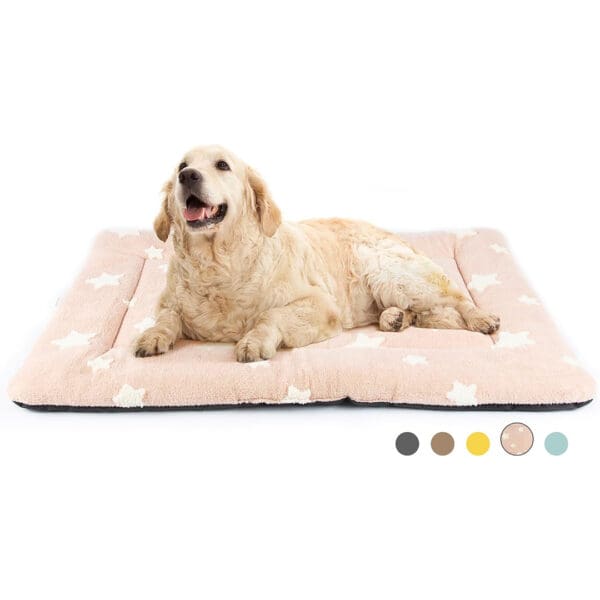 recycled material dog bed pink