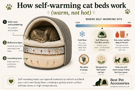How self warming cat beds work