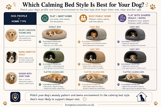 which calming bed style is best for your dog