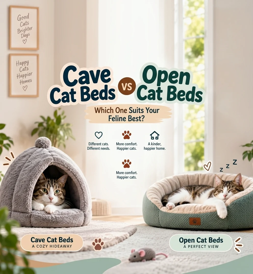 Cave Cat Beds vs Open Cat Beds Which One Suits Your Feline Best